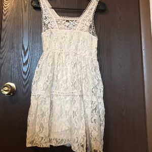 Pinky Short Lace Dress